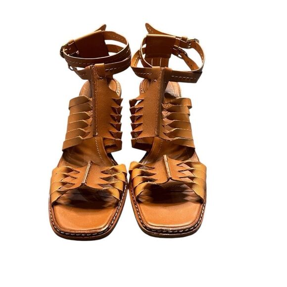 ULLA JOHNSON Meerkat Madeira Twisted Contrast High Heel Sandals EU 38 / US 8 - Picture 3 of 14